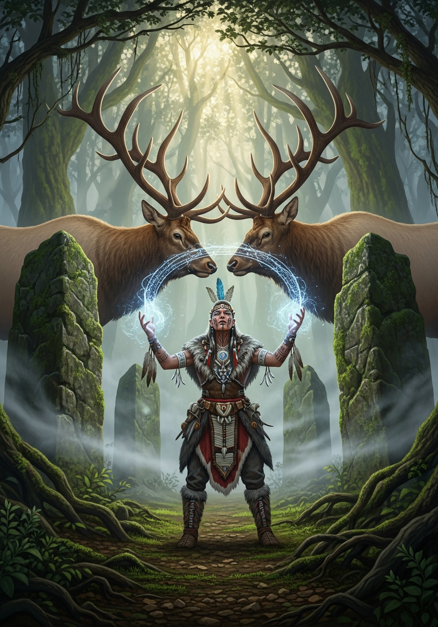 Algiz — Runa di Protezione, rituale dell'alce